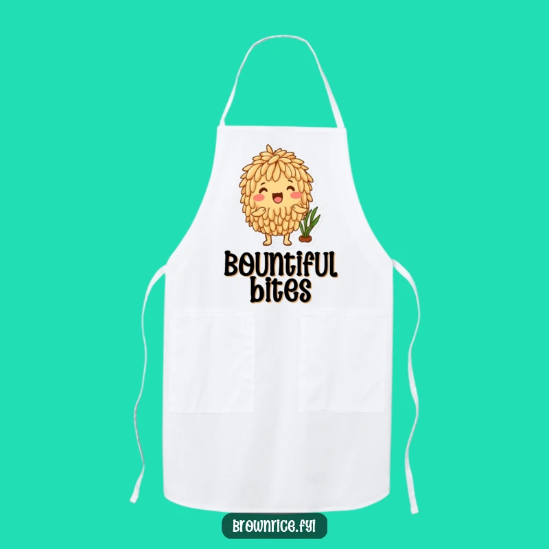Funny Brown Rice Gardener's Apron - Harvest Celebration Gift
