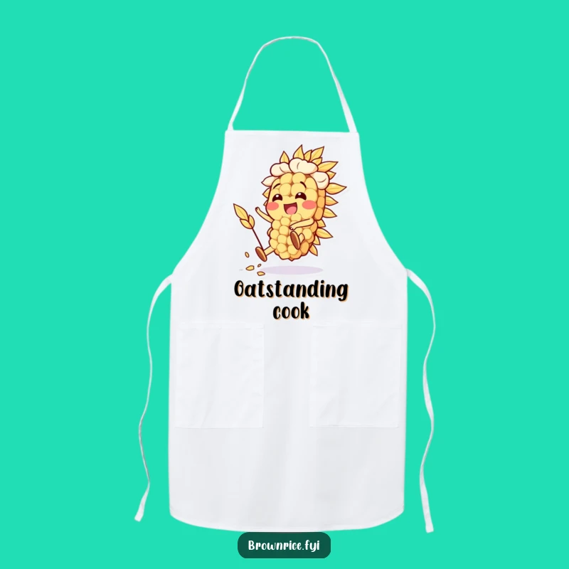 Funny Oat Grain Apron: Silly Stunt to Keep You Clean, a Cheerful Funny Gift