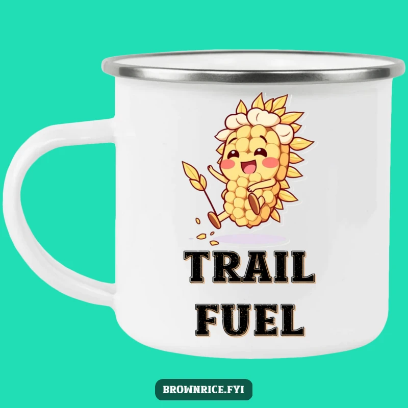 Funny Oat Grain Camping Mug: Silly Stunt for Your Campfire Brew, a Hilarious Funny Gift