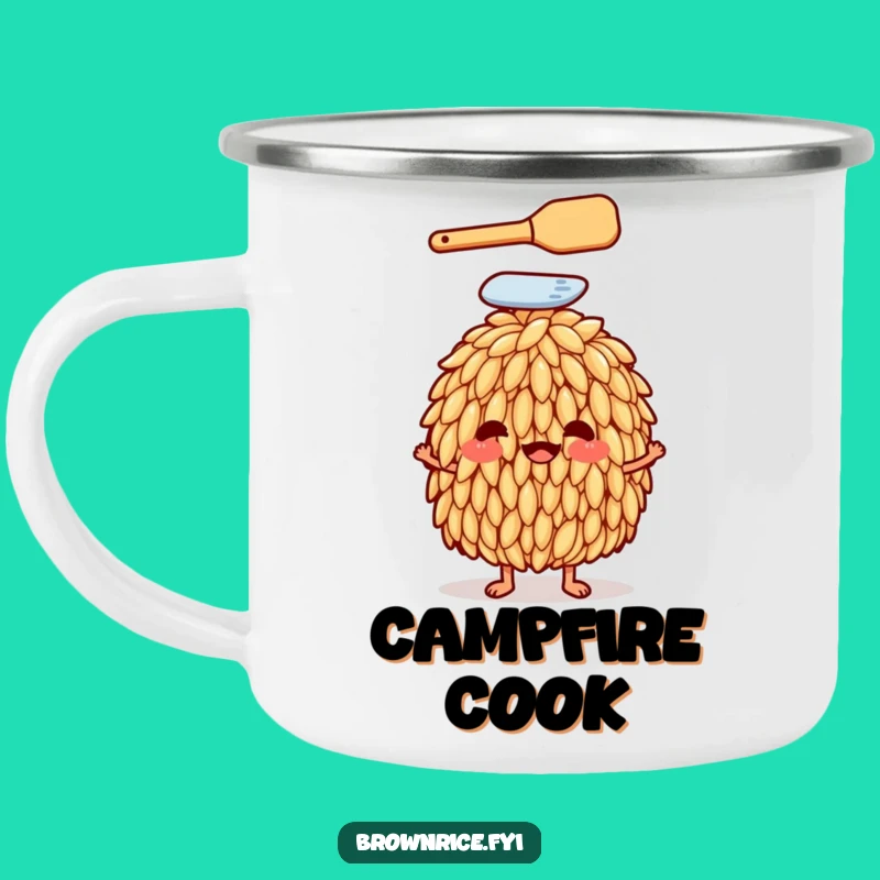 Funny Rice Grain Camp Chef Mug: Your Companion for Outdoor Cooking