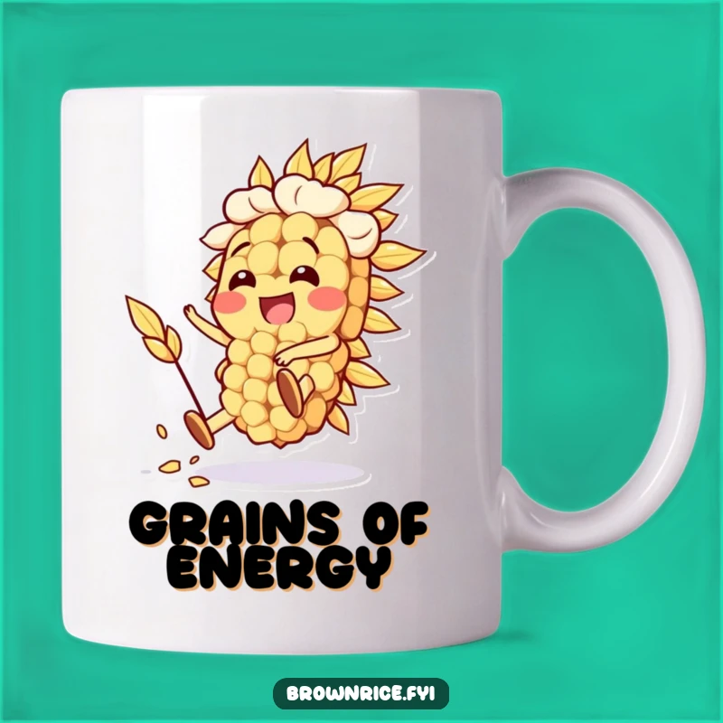 Funny Oat Grain Mug: Silly Stunt for Your Morning Brew, a Perfect Funny Gift