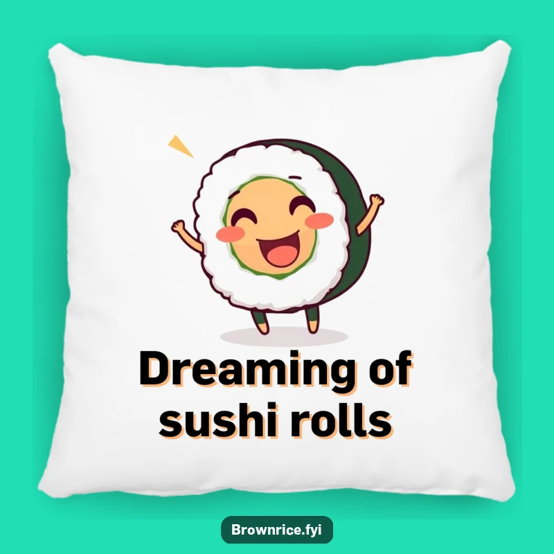 Funny Sushi Roll Wiggle Pillow: Cuddle Up with Culinary Fun