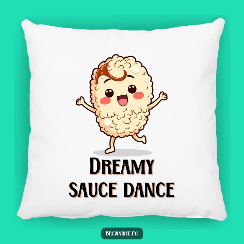 Funny Dancing Rice Pillow: Soft Soy Sauce Grain Character Cushion Gift