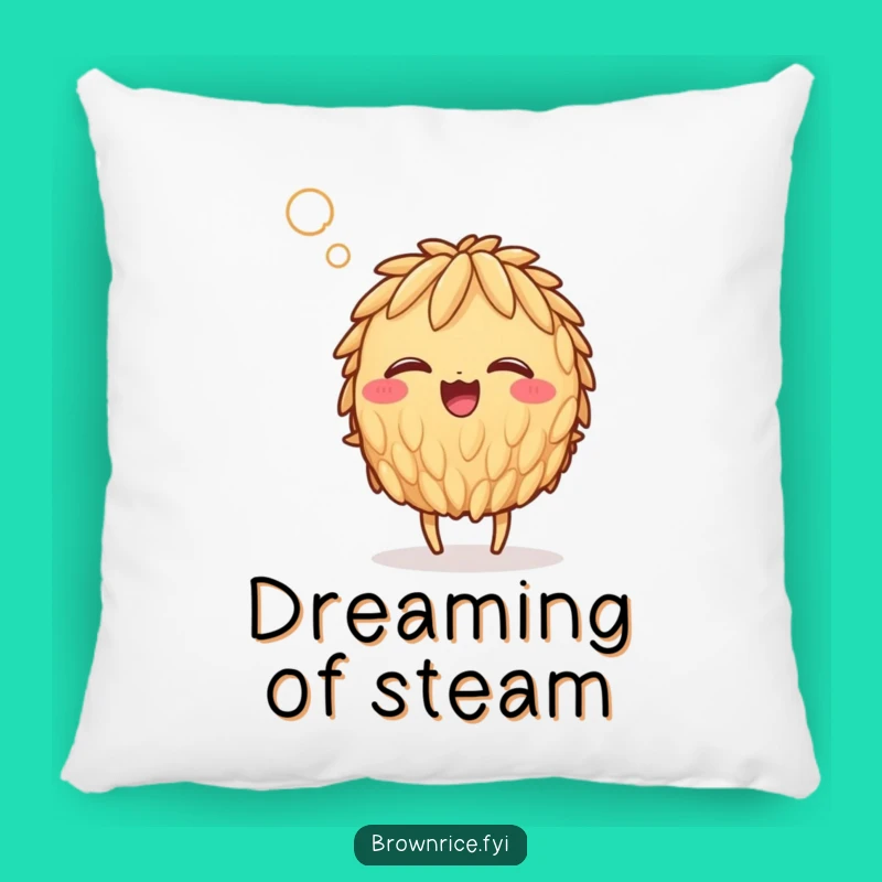 Funny Giggling Rice Grain Pillow: Cozy Comfort with Steamy Humor
