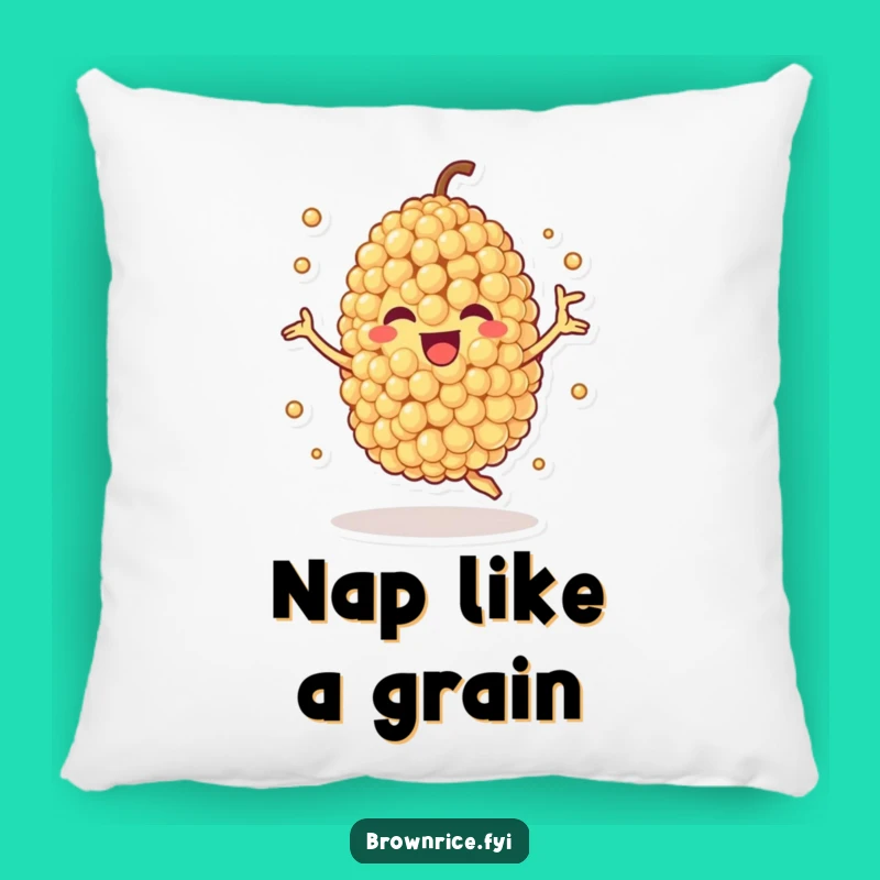 Funny Quinoa Spin Pillow: Cuddle Up with Healthy Delight