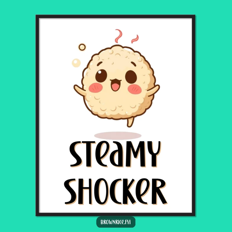 Funny Levitating Rice Digital Art - Surprised Steam Download