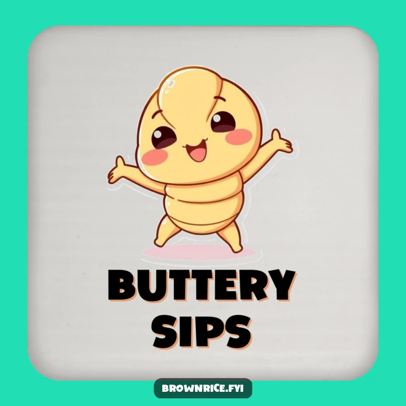 Funny Croissant Coasters: Playful Stretch for Your Drinks, a Set of Hilarious Funny Gifts