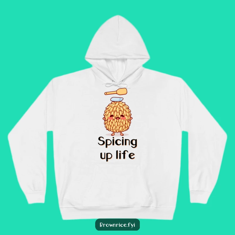 Cozy Funny Rice Grain Chef Hoodie: Warmth for Culinary Adventures