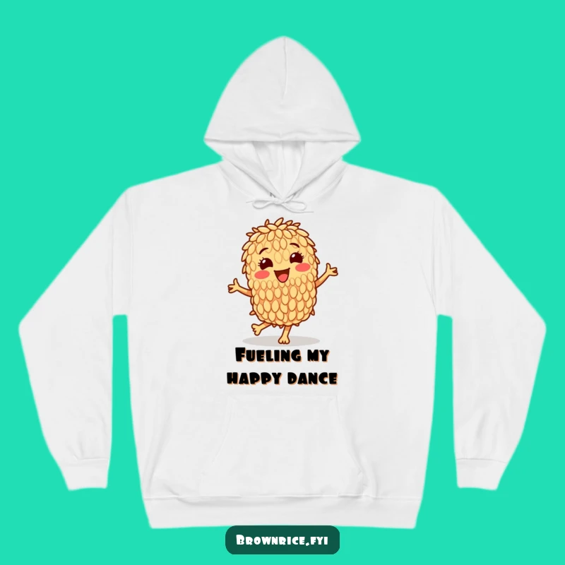 Funny Brown Rice Grain Dance Hoodie: Cozy Up with Carb-tastic Humor