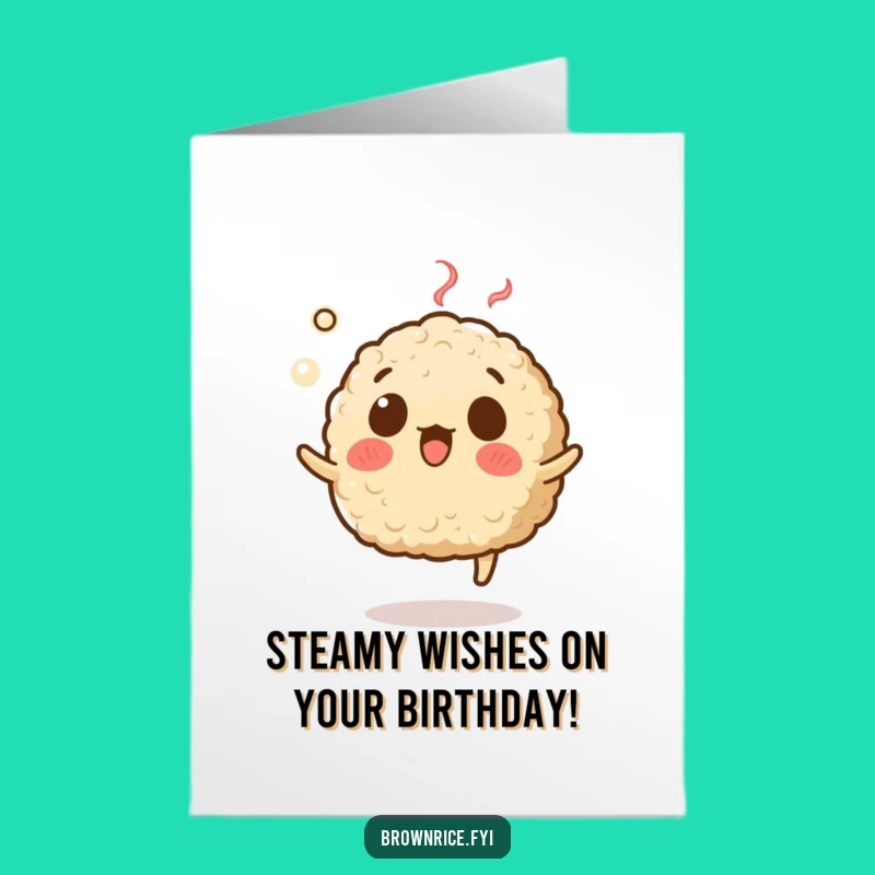 Surprised Free Printable Rice Birthday Card - Levitation Humor Downloadable Gift