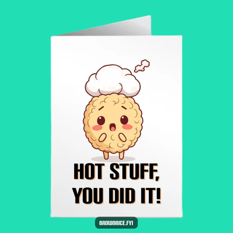 Free Printable Congrats Card: Brown Rice Surprise Steam Downloadable Gift