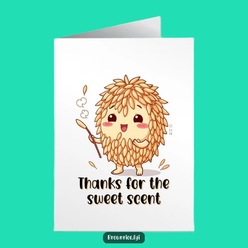 Free Printable Thank You Card: Aroma Cloud of Gratitude!