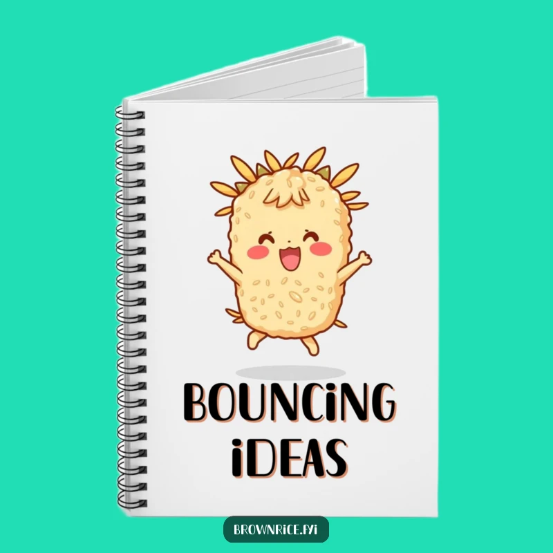 Funny Rice Notebook, a Hilarious Journal for Happy Ideas