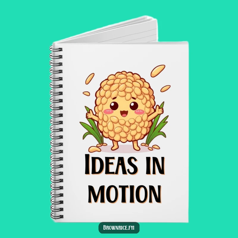 Funny Brown Rice Juggler Notebook: Jot Down Ideas with Humorous Flair!