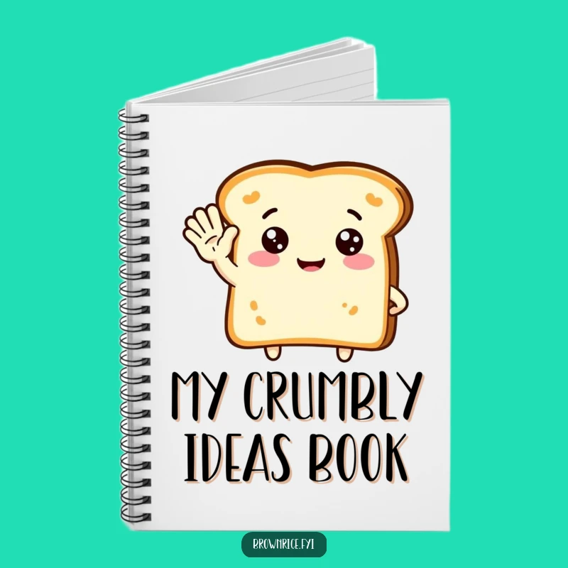 Funny Toast Wave Notebook: Jot Down Ideas with a Smile