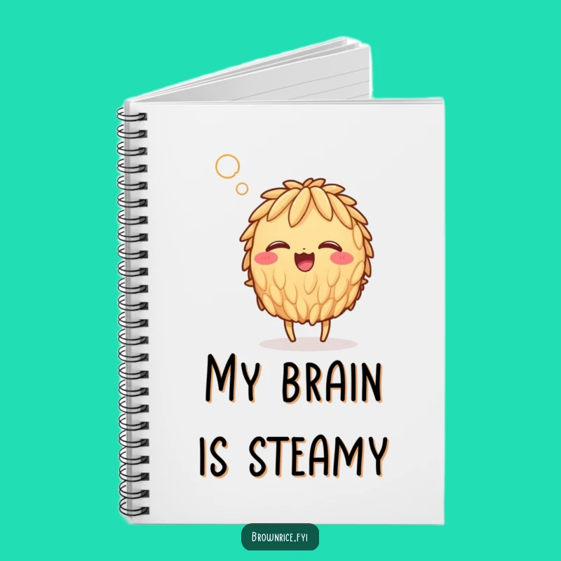 Funny Giggling Rice Grain Notebook: Jot Down Ideas with Steamy Humor