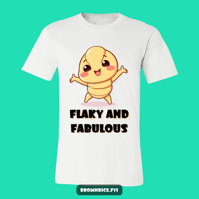 Funny Croissant Tee: Playfully Stretching for Your Next Comfy Funny Gift