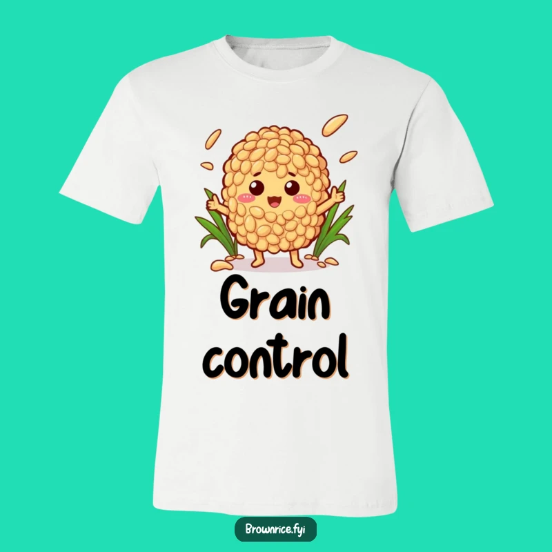 Funny Brown Rice Juggler T-Shirt: Wear Your Love for Grains Laughingly!